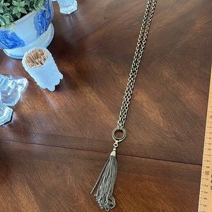 FKLA French Kande Crown Royal Tassel Necklace